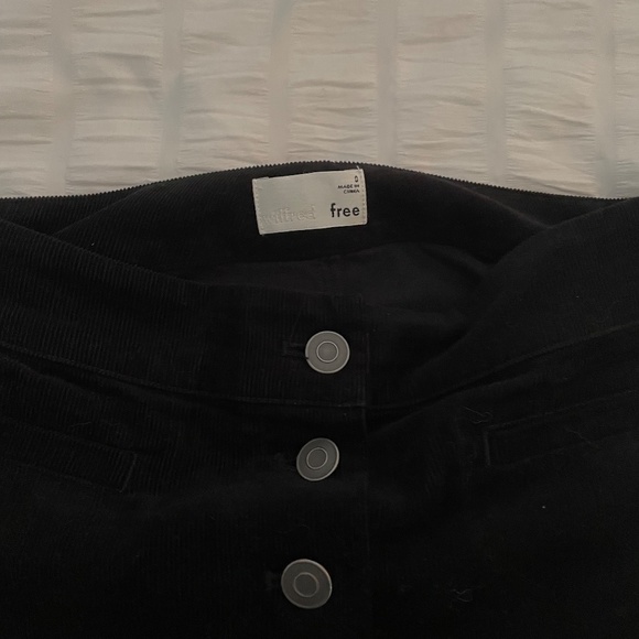 ARITZIA Black Cord Mini-Skirt - Picture 2 of 3